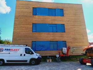 Tratare si Vopsire dupa Sablare Cladire Centrul de afaceri Harghita Business Center Partea 2 3