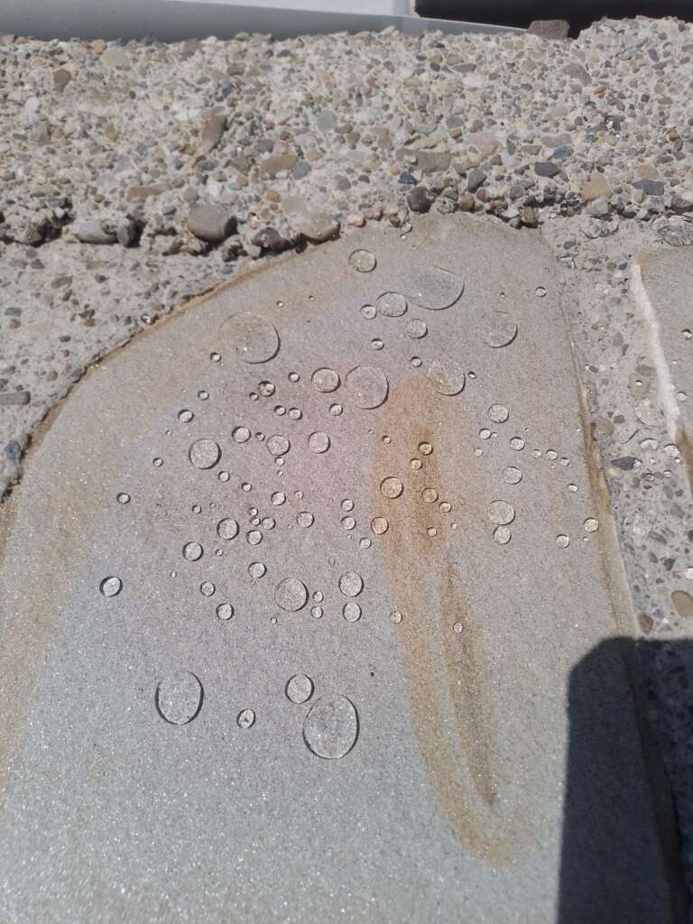 Sablare si tratare piatra la Manastirea Varatec