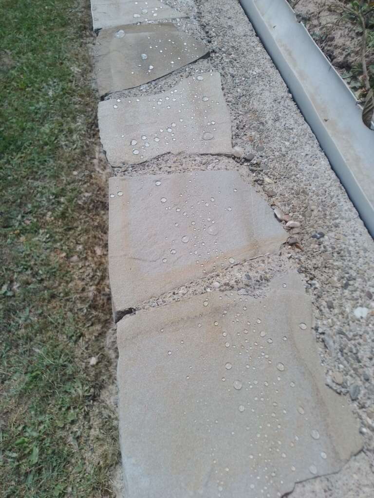 Sablare si tratare piatra la Manastirea Varatec